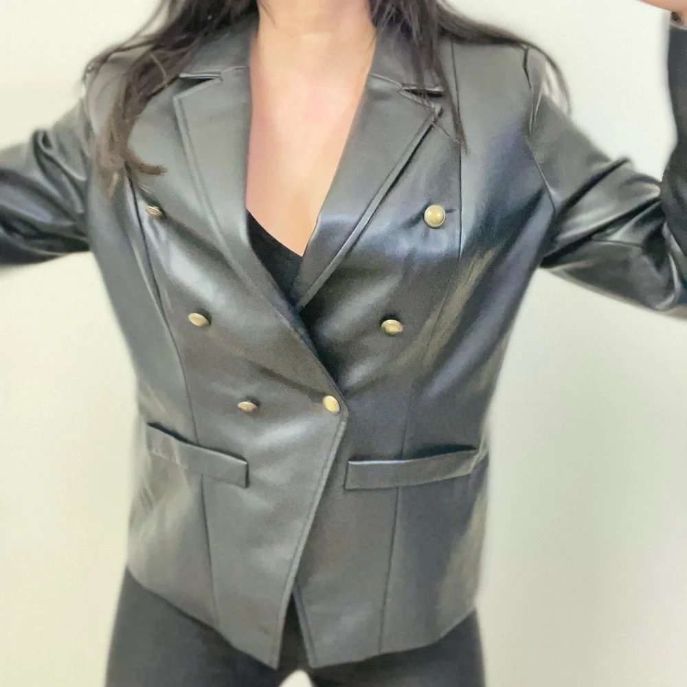Amarillis Faux Leather Jacket